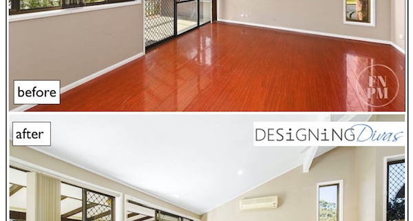 Home staging Port Macquarie before and after DESiGNiNG Divas