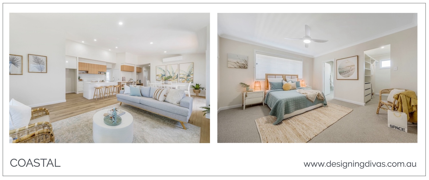 coastal style for home staging Port Macquarie - www.designingdivas.com.au