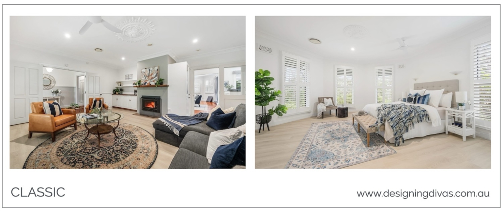 home staging Port Macquarie - classic styling - designing divas.com.au