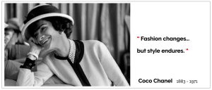 Diva - Coco Chanel - designing divas.com.au