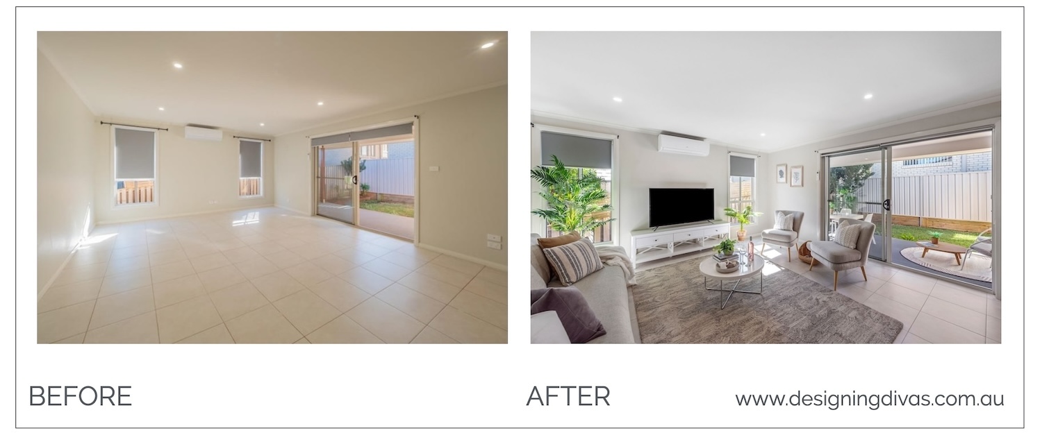 b&a 9 - before and after home staging - Port Macquarie www.designingdivas.com.au