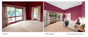 dd4 home staging before & after - Marian Drive - designingdivas.com.au 